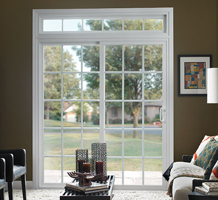 Classic Sliding Patio Door Ply Gem, Window Treatments For Sliding Doors With Transom