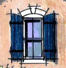 french country window