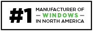 #1 Manufacturer of Vinyl Windows in North America