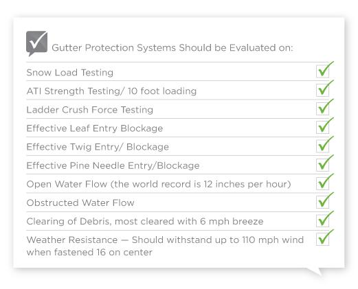 gut gutterprotectionsystemsevalchecklist unique