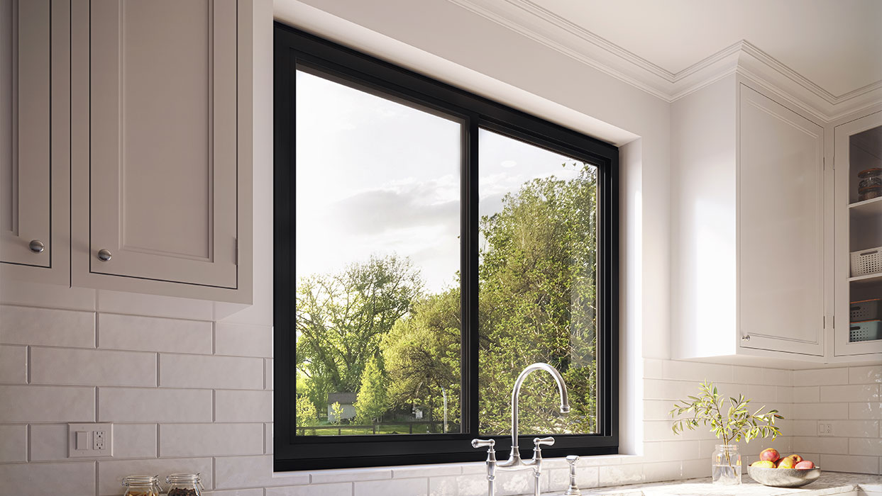 1500 Vinyl Collection Black Coextruded Slider Window 1500 Vinyl Collection Black Coextruded Slider Window