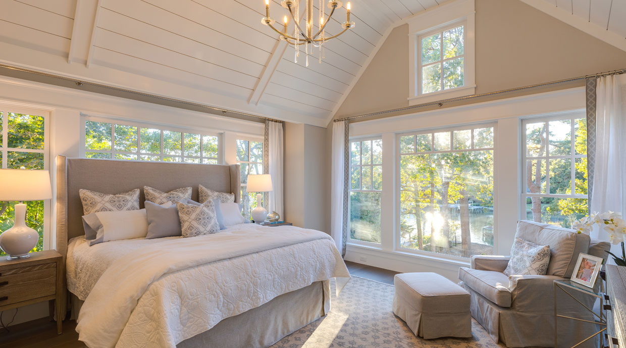 Bedrooms require at least one egress window for safety.